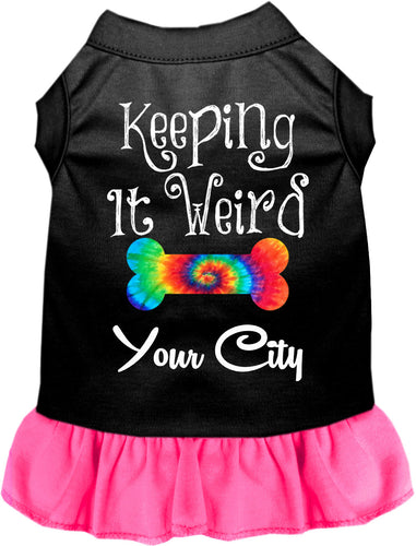 Custom Stay Weird in Pet Dress