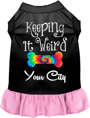 Custom Stay Weird in Pet Dress