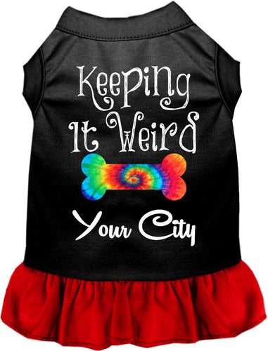 Custom Stay Weird in Pet Dress