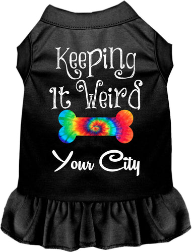 Custom Stay Weird in Pet Dress