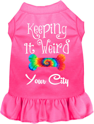 Custom Stay Weird in Pet Dress