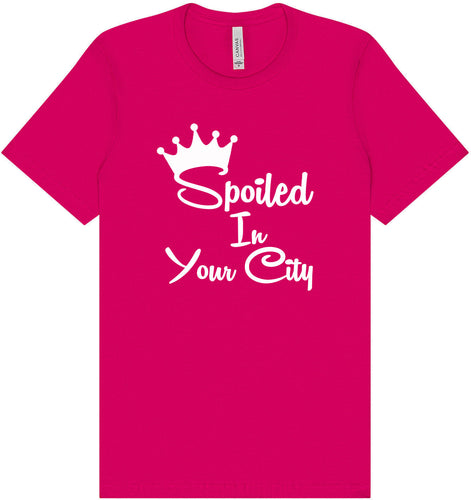 Custom Spoiled In Adult Bella Canvas Shirt