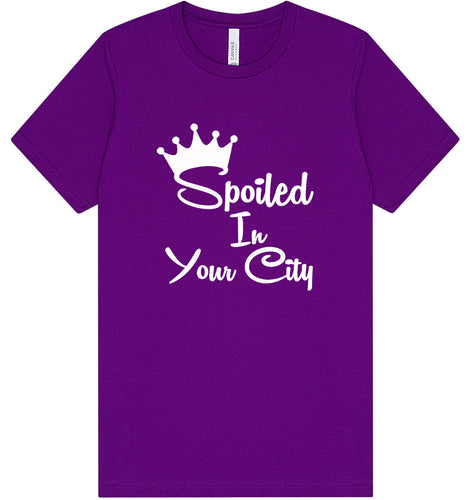 Custom Spoiled In Adult Bella Canvas Shirt