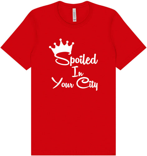 Custom Spoiled In Adult Bella Canvas Shirt