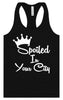 Custom Spoiled In Women's Racerback Tank