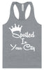 Custom Spoiled In Women's Racerback Tank
