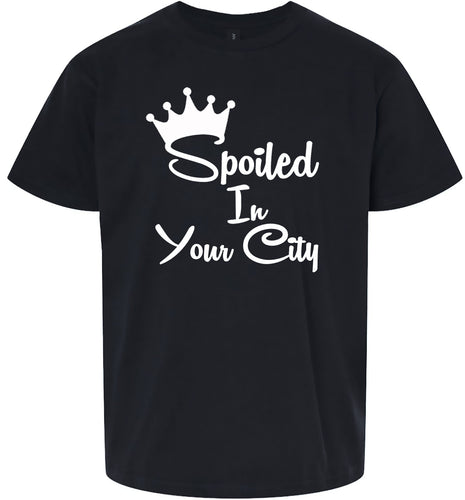 Custom Spoiled In Children's Gildan Soft Shirt