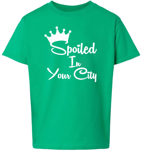 Custom Spoiled In Children's Gildan Soft Shirt