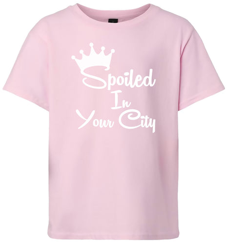Custom Spoiled In Children's Gildan Soft Shirt