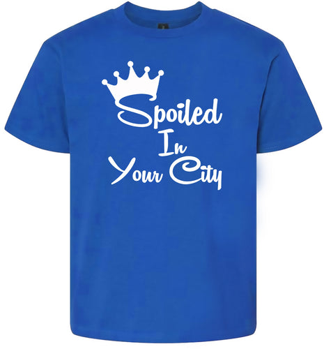 Custom Spoiled In Children's Gildan Soft Shirt
