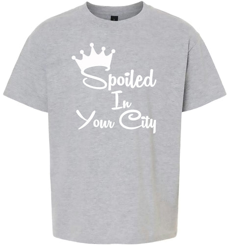 Custom Spoiled In Children's Gildan Soft Shirt