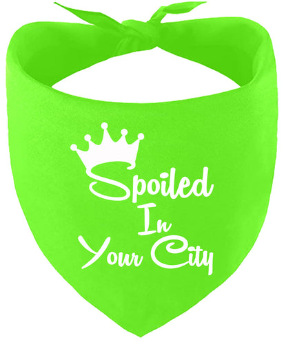 Custom Spoiled In Pet Bandana