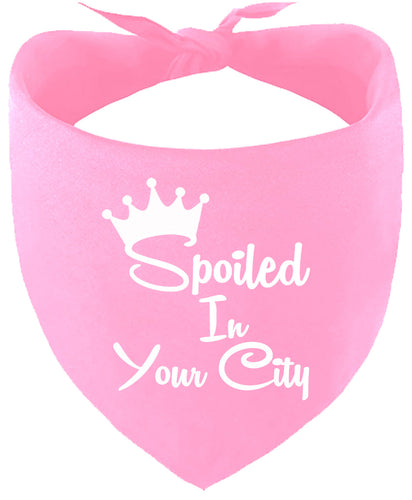 Custom Spoiled In Pet Bandana