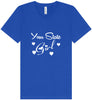 Custom Girl Unisex V-Neck Shirt