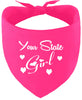 Custom Girl Pet Bandana