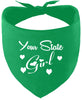 Custom Girl Pet Bandana