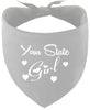 Custom Girl Pet Bandana