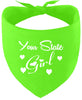 Custom Girl Pet Bandana