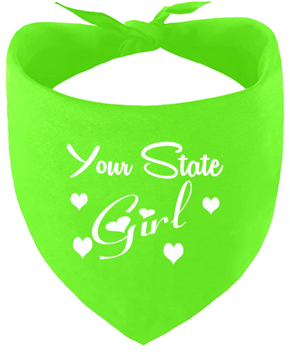 Custom Girl Pet Bandana
