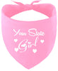 Custom Girl Pet Bandana