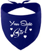 Custom Girl Pet Bandana
