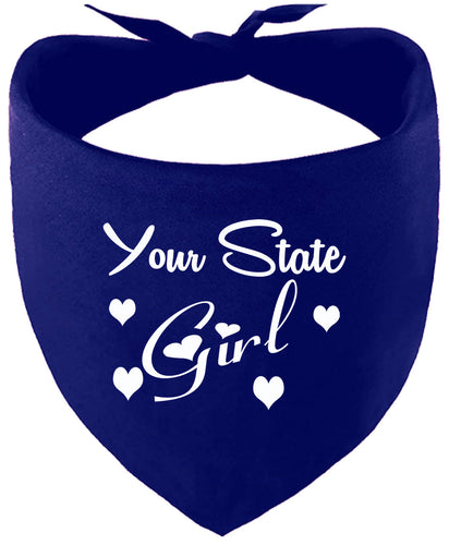 Custom Girl Pet Bandana