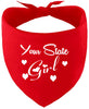Custom Girl Pet Bandana