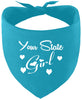 Custom Girl Pet Bandana