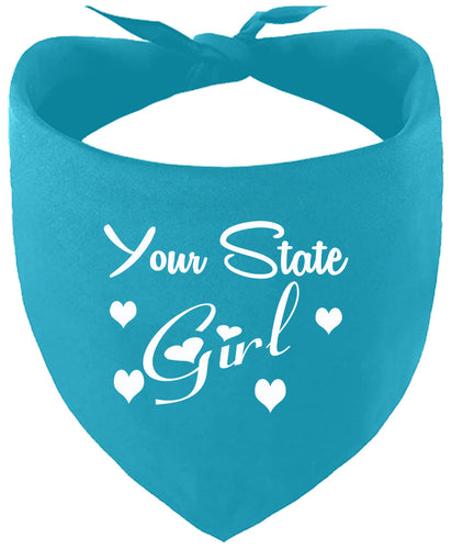 Custom Girl Pet Bandana