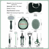 8-Piece Pet Grooming Kit for Dogs and Cats