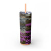 Skinny Tumbler with Straw – 20 oz Stainless Steel Cup