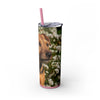 Skinny Tumbler with Straw – 20 oz Stainless Steel Cup