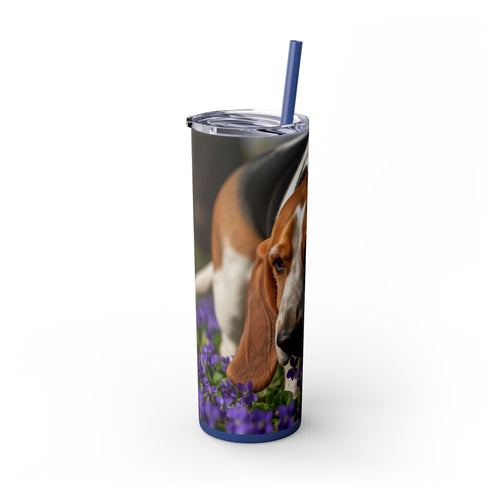 Skinny Tumbler with Straw – 20 oz Stainless Steel Cup