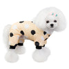 Polka Dot Four-leg Dog Warm Coat