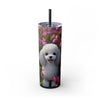 Skinny Tumbler with Straw – 20 oz Stainless Steel Cup