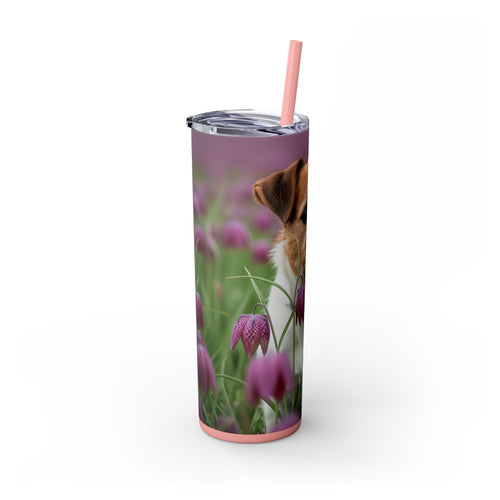 Skinny Tumbler with Straw – 20 oz Stainless Steel Cup