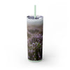 Skinny Tumbler with Straw – 20 oz Stainless Steel Cup