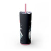 Skinny Tumbler with Straw – 20 oz Stainless Steel Cup