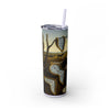 Skinny Tumbler with Straw – 20 oz Stainless Steel Cup