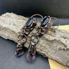 Skull Bronze Personalized European And American Sweater Chain Pendant