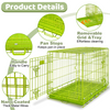 30 Collapsible Green Dog Crate GRN30