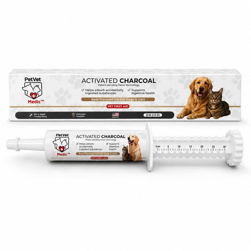 PetVet Medic® Activated Charcoal Syringe for Dogs & Cats — 30 mL (Copy)