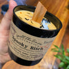 Spooky Bitch Intention Candle | Ancient Amber Halloween Soy Candle