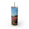 Skinny Tumbler with Straw – 20 oz Stainless Steel Cup