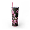 Skinny Tumbler with Straw – 20 oz Stainless Steel Cup
