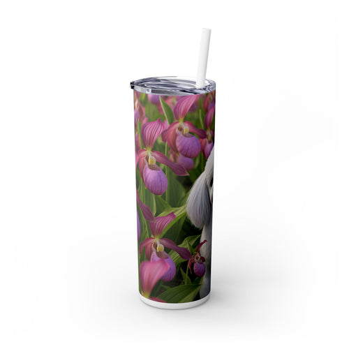 Skinny Tumbler with Straw – 20 oz Stainless Steel Cup