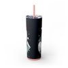 Skinny Tumbler with Straw – 20 oz Stainless Steel Cup