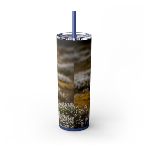Skinny Tumbler with Straw – 20 oz Stainless Steel Cup