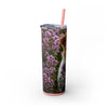Skinny Tumbler with Straw – 20 oz Stainless Steel Cup