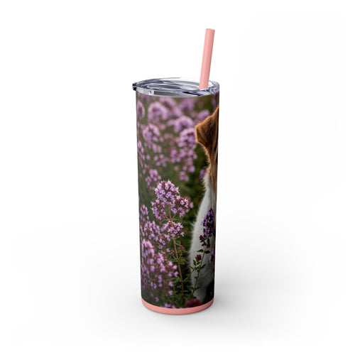 Skinny Tumbler with Straw – 20 oz Stainless Steel Cup
